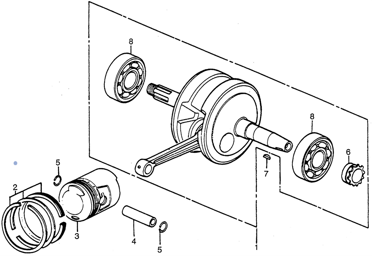 Honda OEM part 13011-121-762