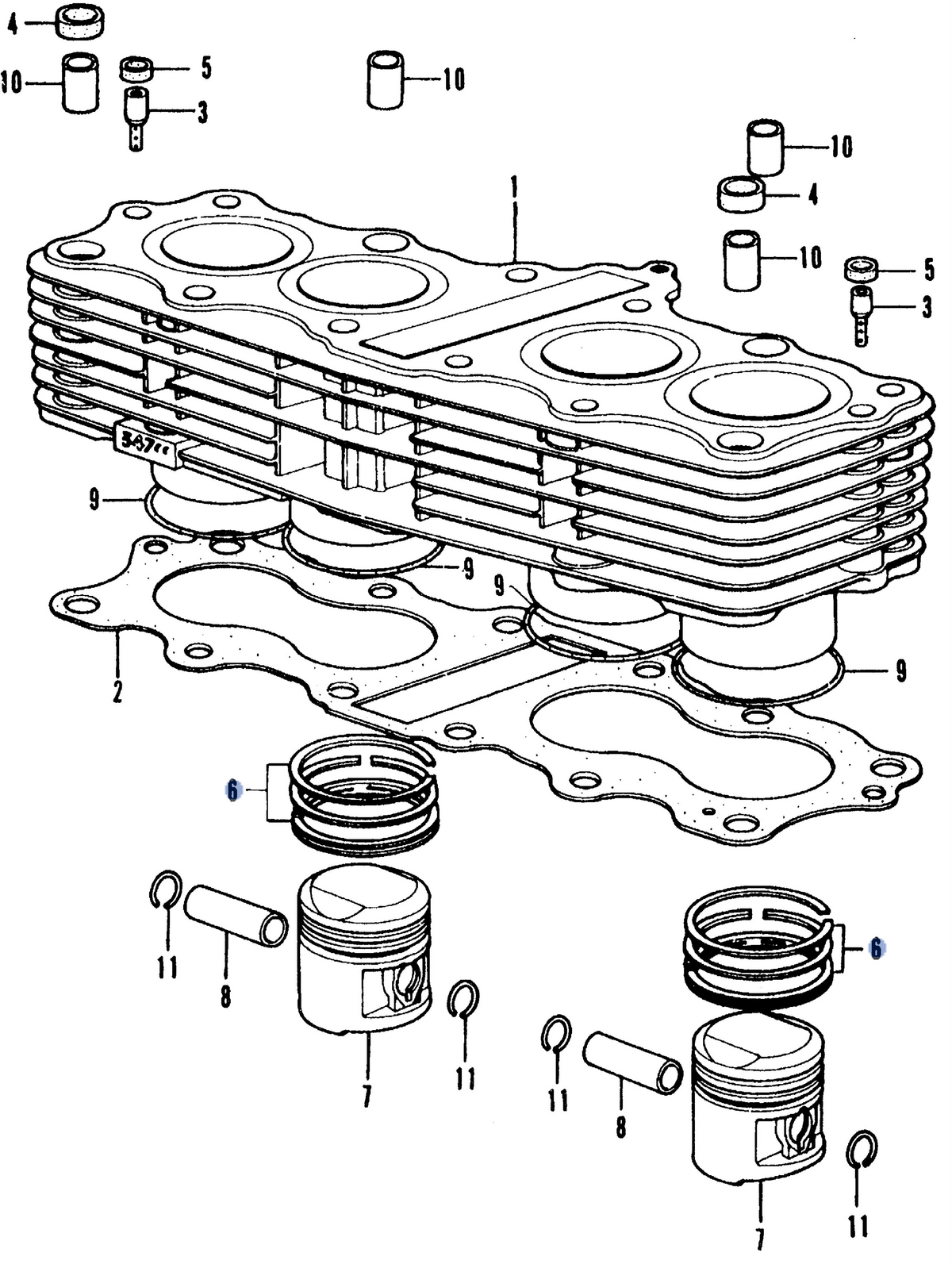 Honda OEM part 13011-333-004