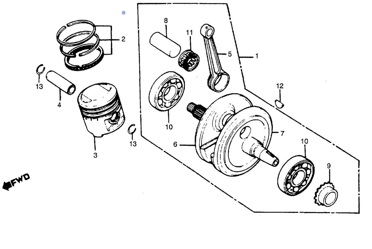 Honda OEM part 13011-440-003