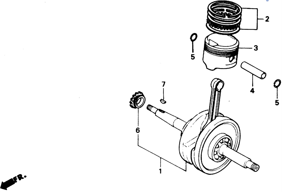 Honda OEM part 13011-GE1-307