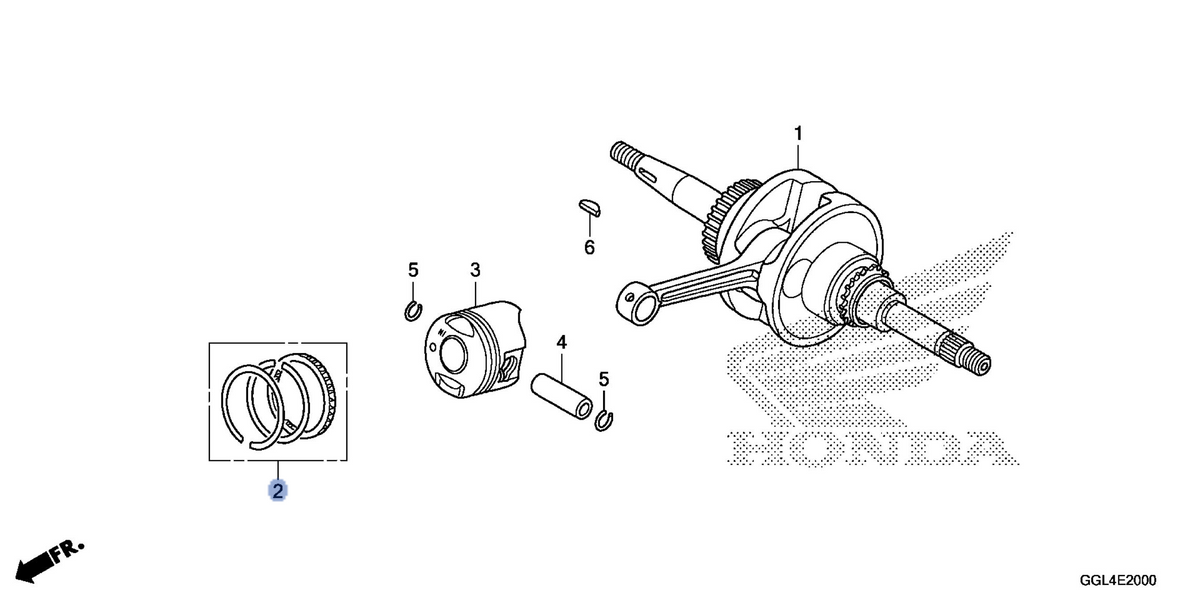 Honda OEM part 13011-GFC-770