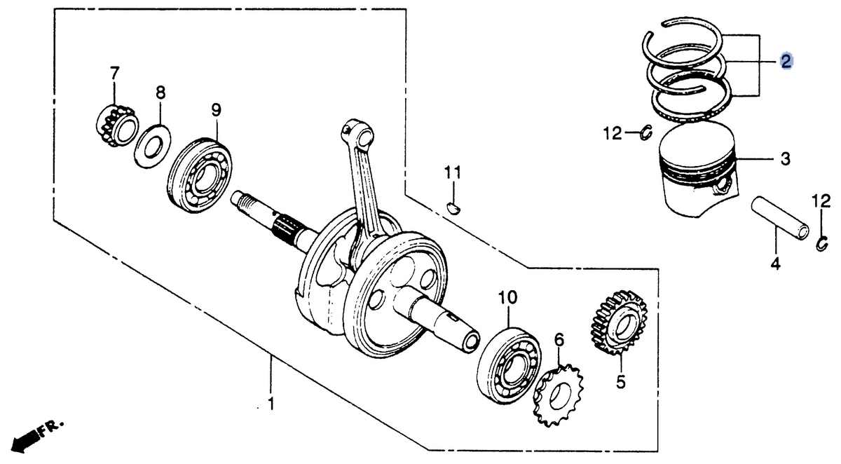 Honda OEM part 13011-HC4-306