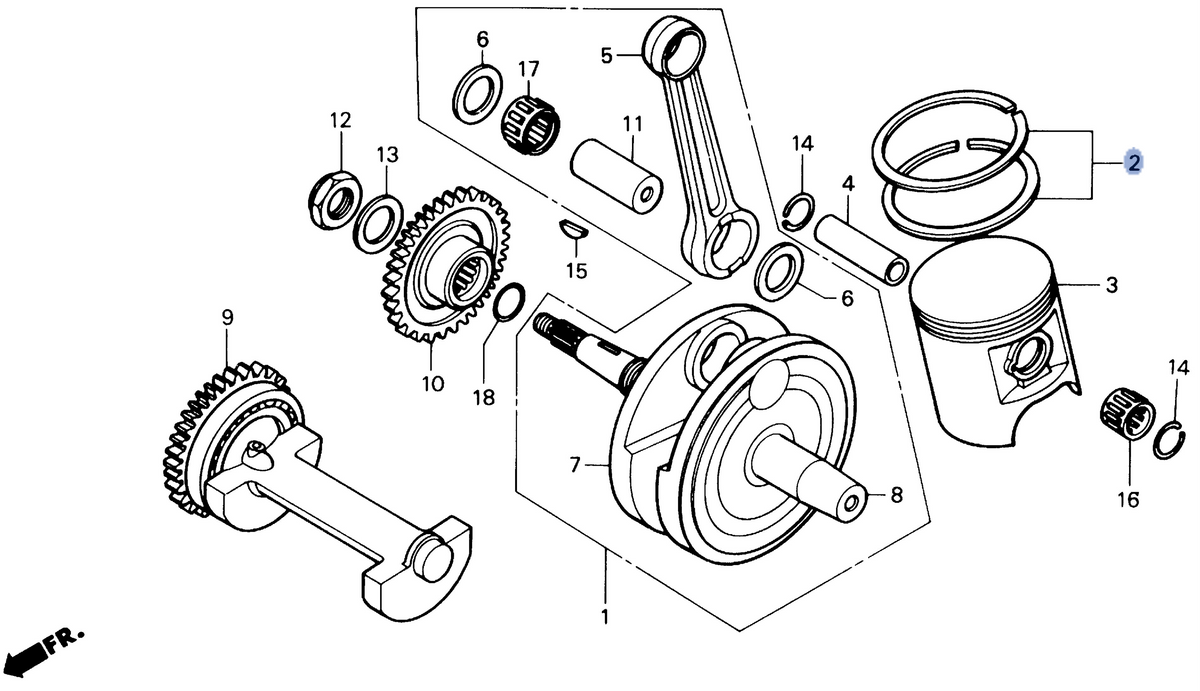 Honda OEM part 13011-HE0-305