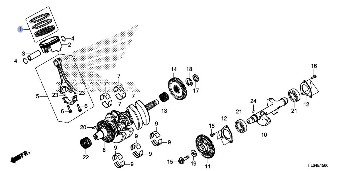 Honda OEM part 13011-HL6-305