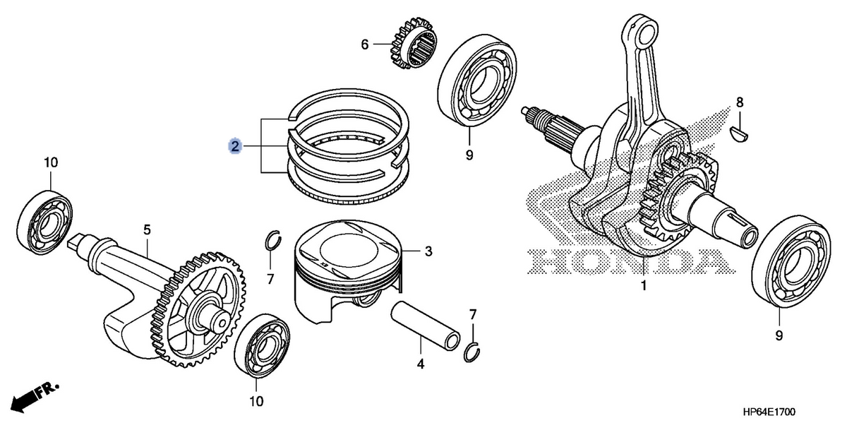 Honda OEM part 13011-HP6-A01