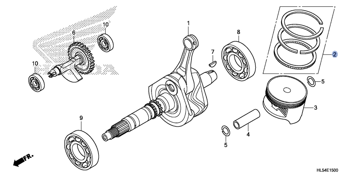 Honda OEM part 13011-HR6-305