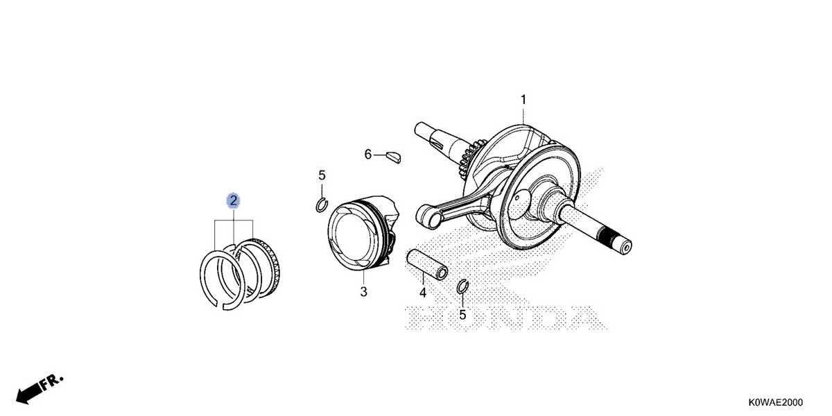 Honda OEM part 13011-K0S-305