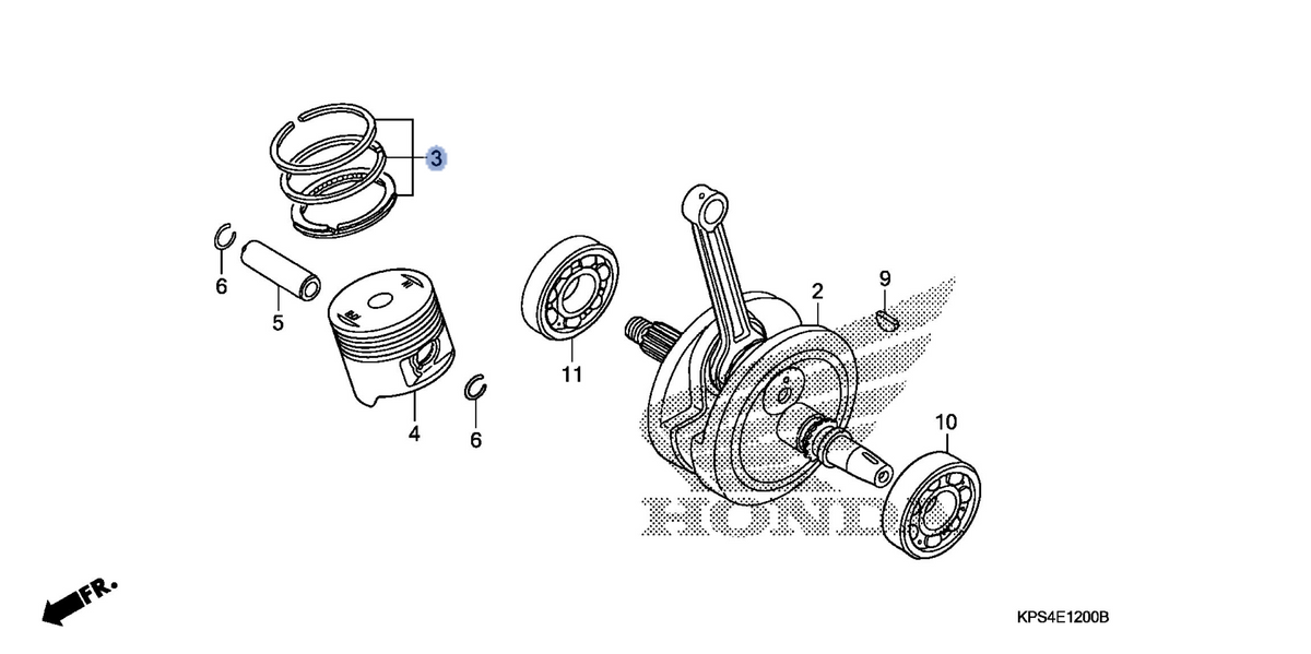 Honda OEM part 13011-KFB-305
