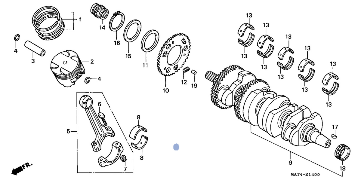 Honda OEM part 13011-MAT-305