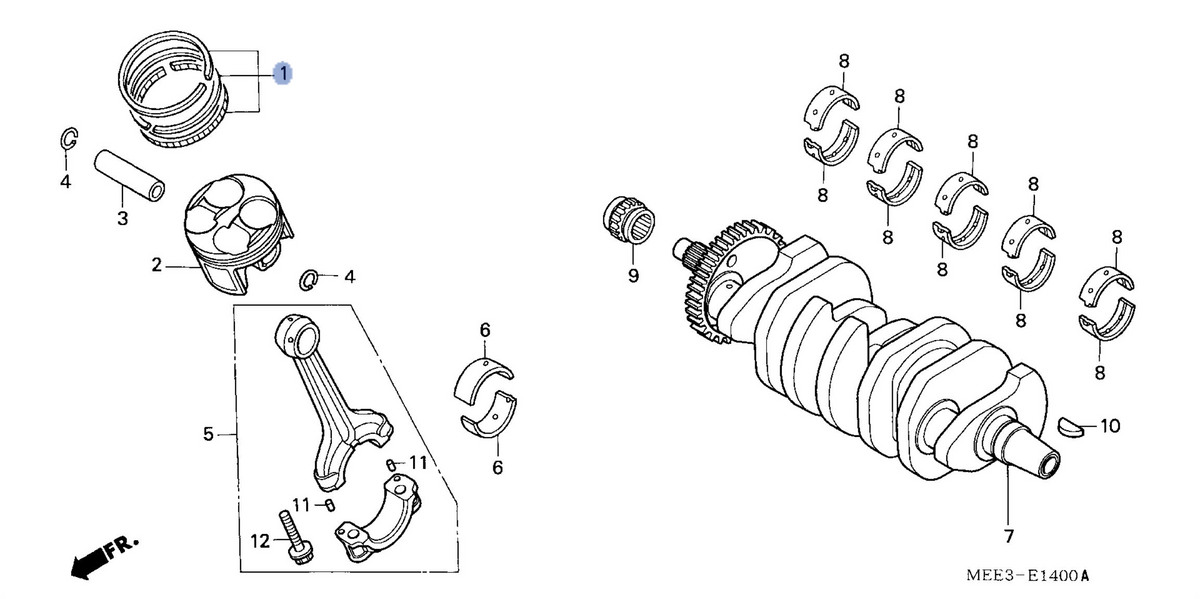 Honda OEM part 13011-MEE-305