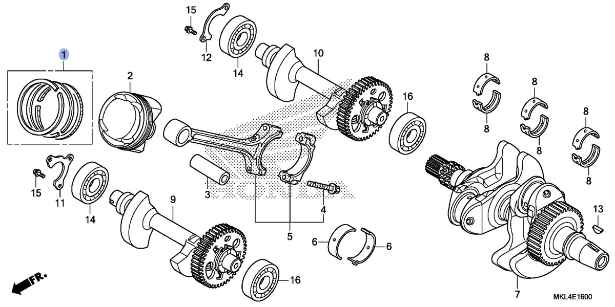 Honda OEM part 13011-MJH-305