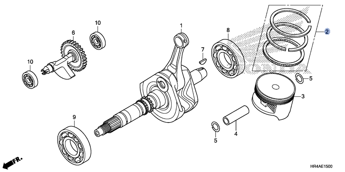Honda OEM part 13012-HP0-A01