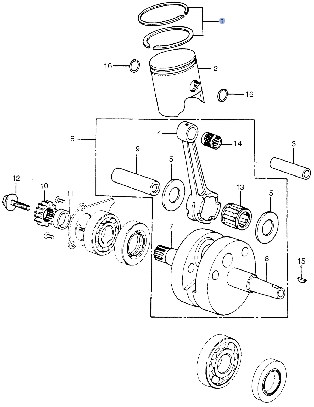 Honda OEM part 13013-360-004