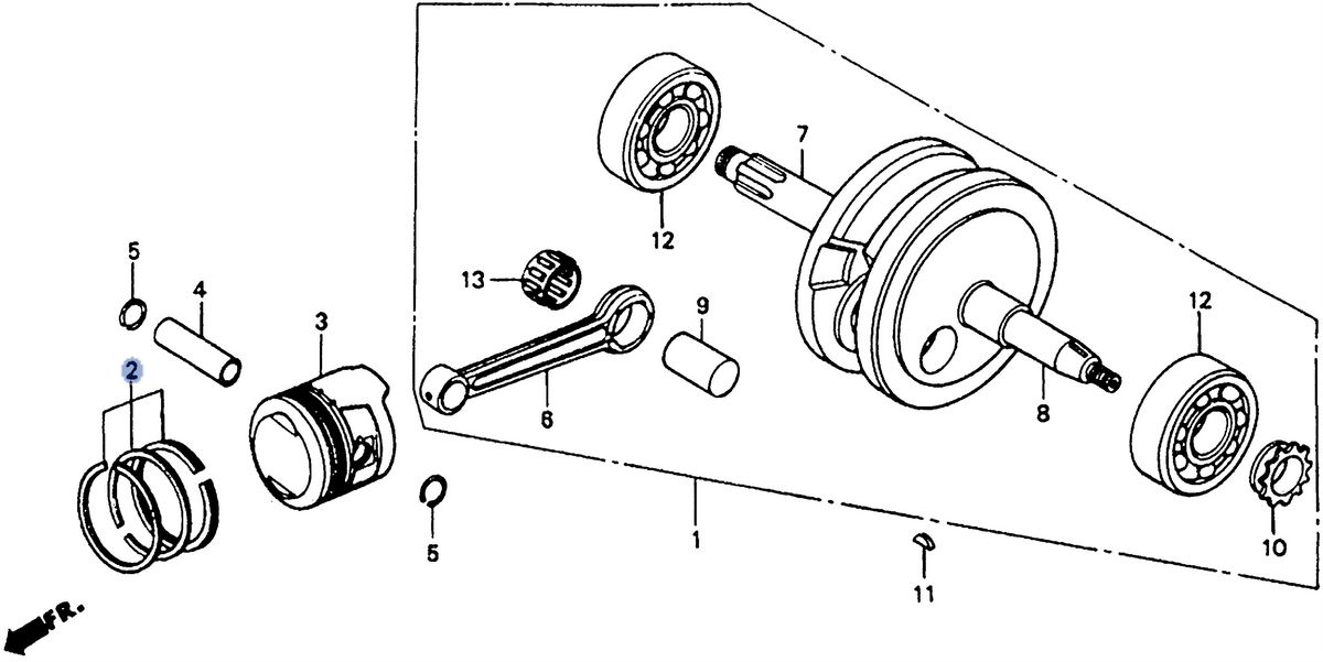 Honda OEM part 13013-GT0-305