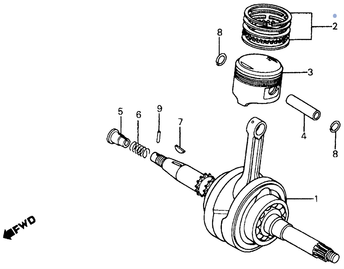 Honda OEM part 13013-KJ9-003