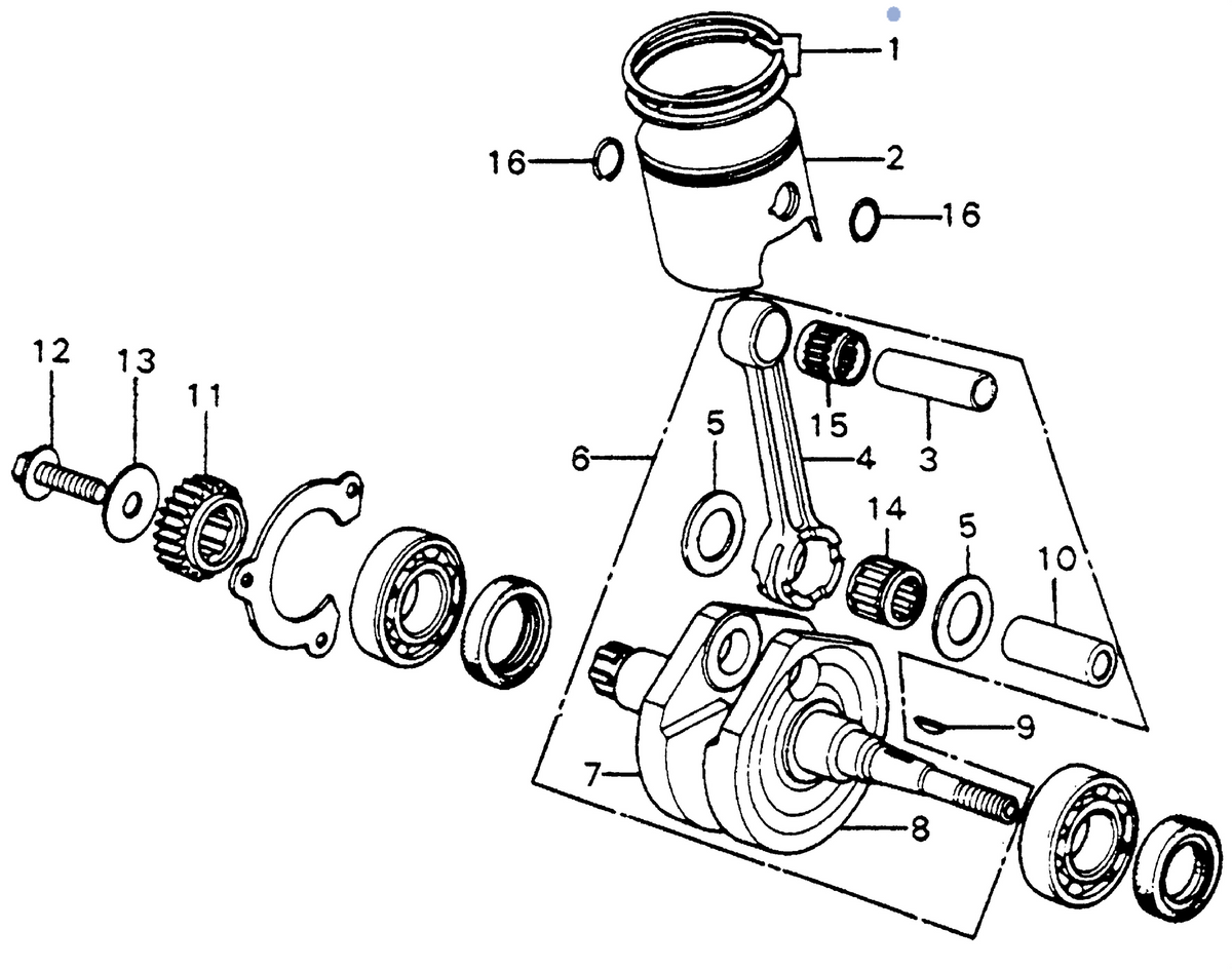 Honda OEM part 13014-357-003
