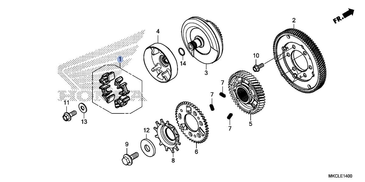 Honda OEM part 13020-MKC-A00