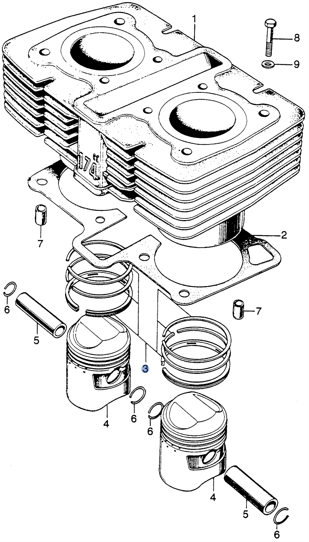 Honda OEM part 13021-302-004