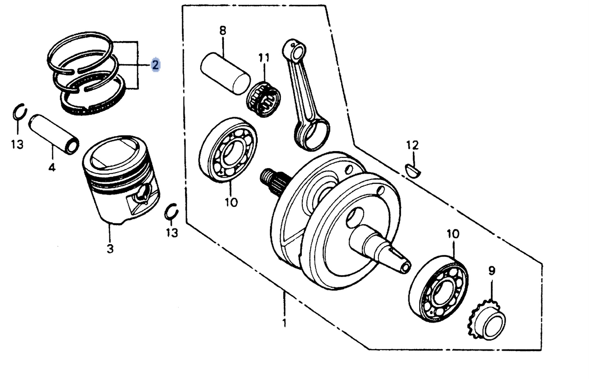 Honda OEM part 13021-383-620