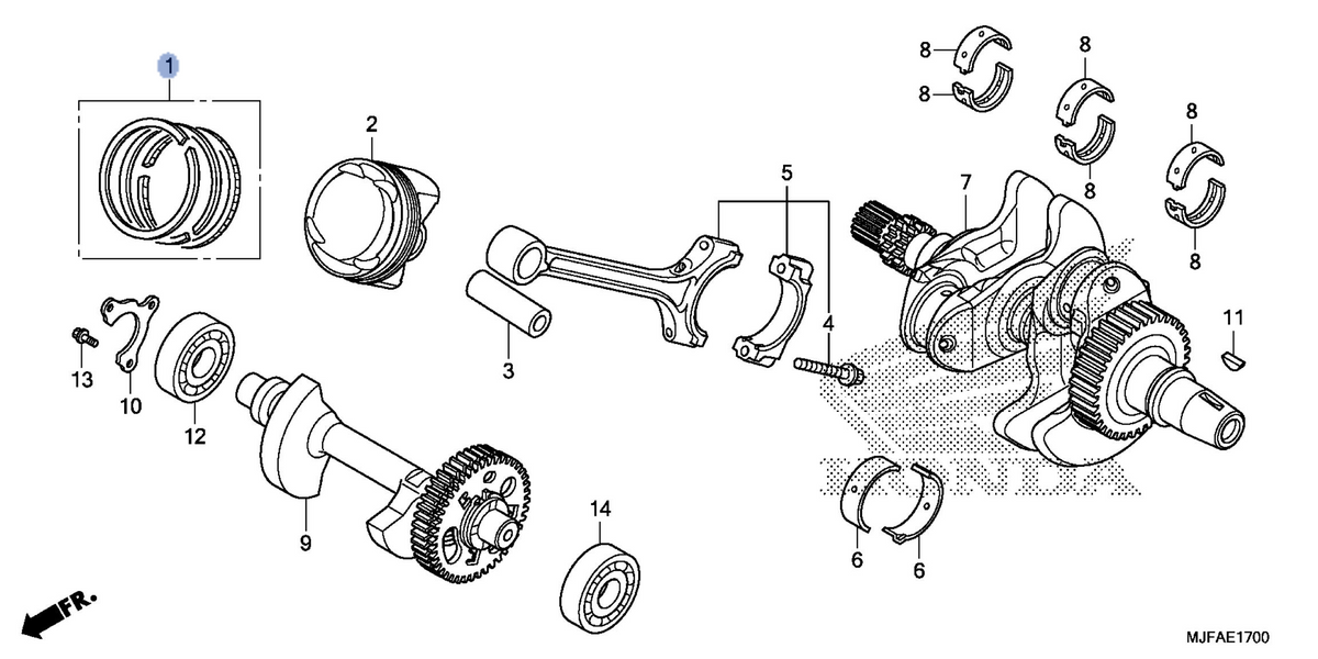 Honda OEM part 13021-MGS-D30