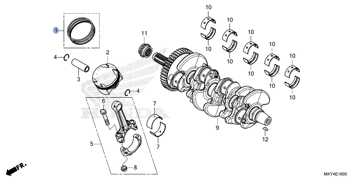 Honda OEM part 13021-MJE-315