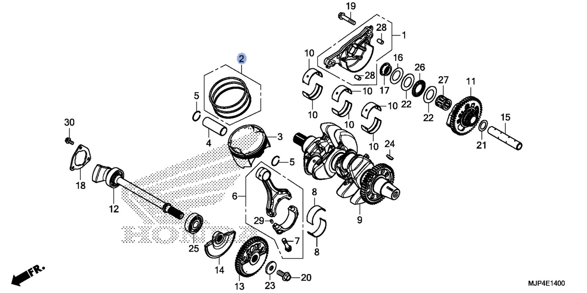 Honda OEM part 13021-MJP-305