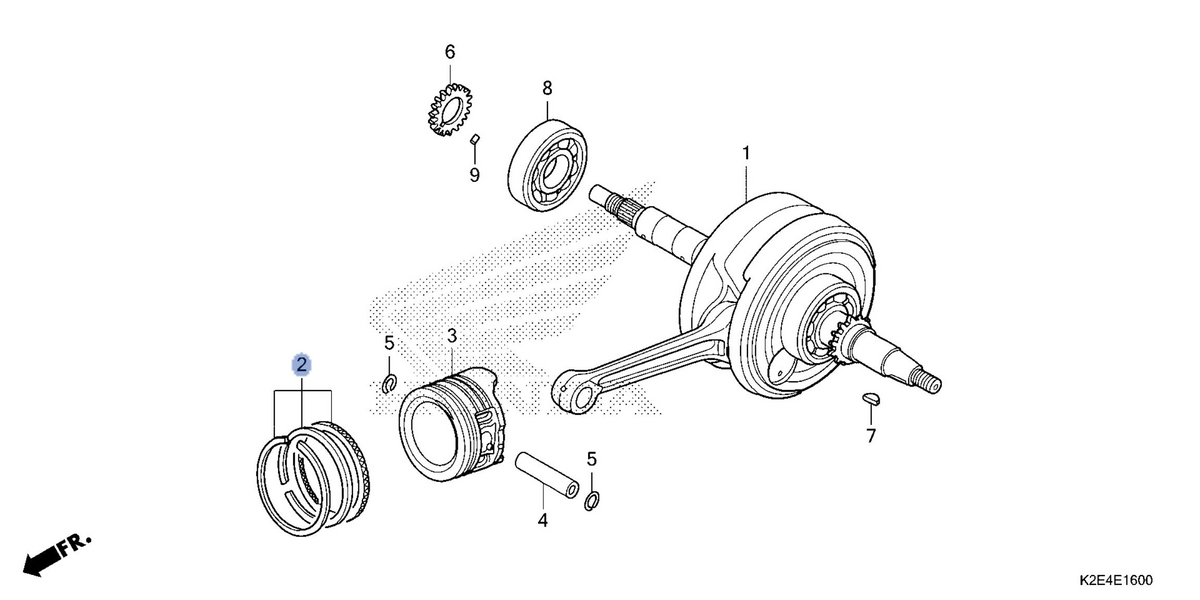 Honda OEM part 13022-K73-T30