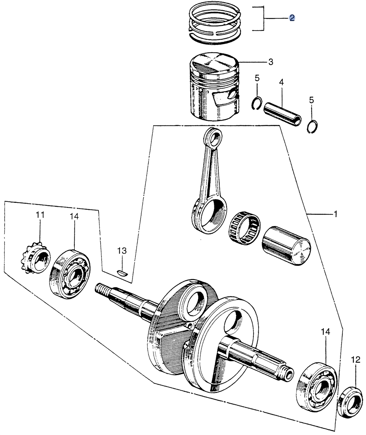 Honda OEM part 13030-036-000