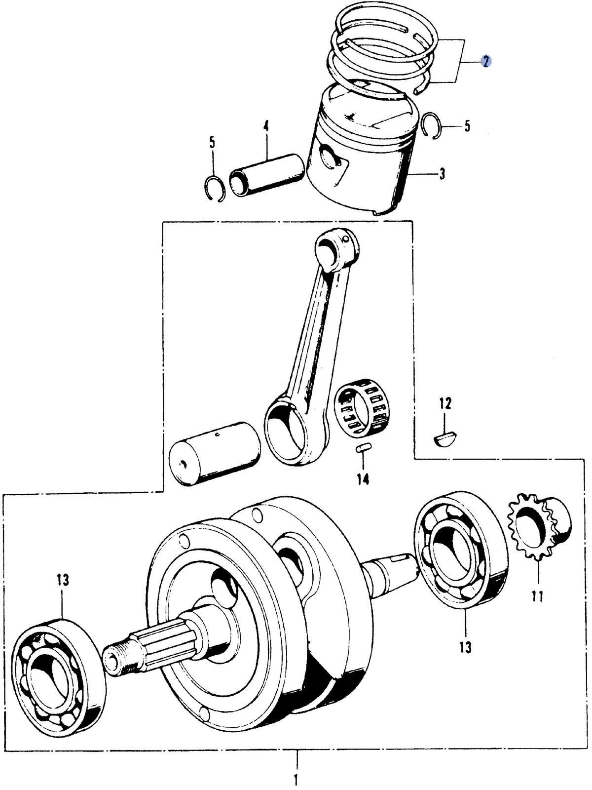 Honda OEM part 13031-107-760