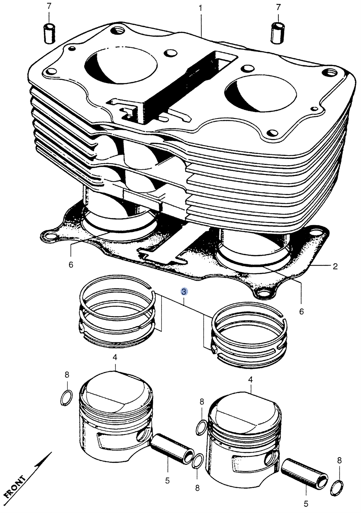 Honda OEM part 13031-287-010