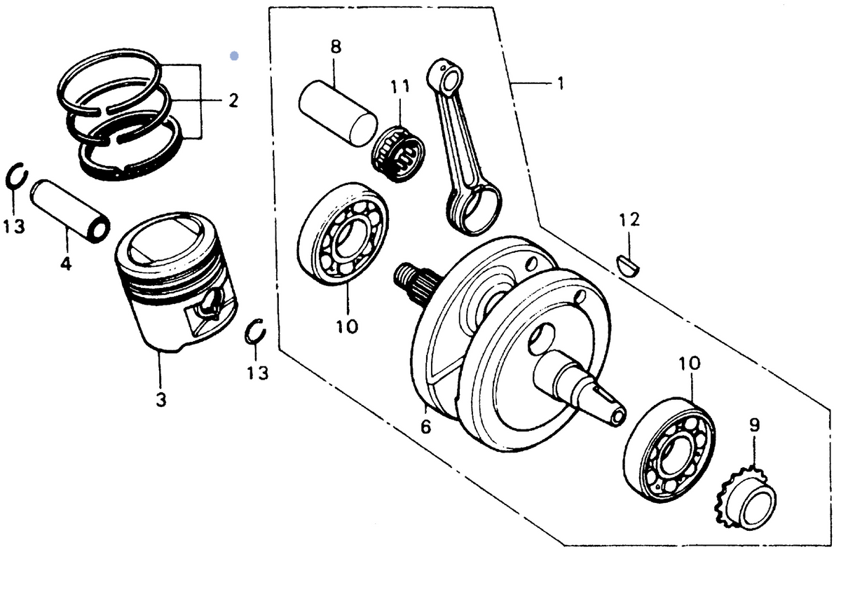 Honda OEM part 13031-364-782