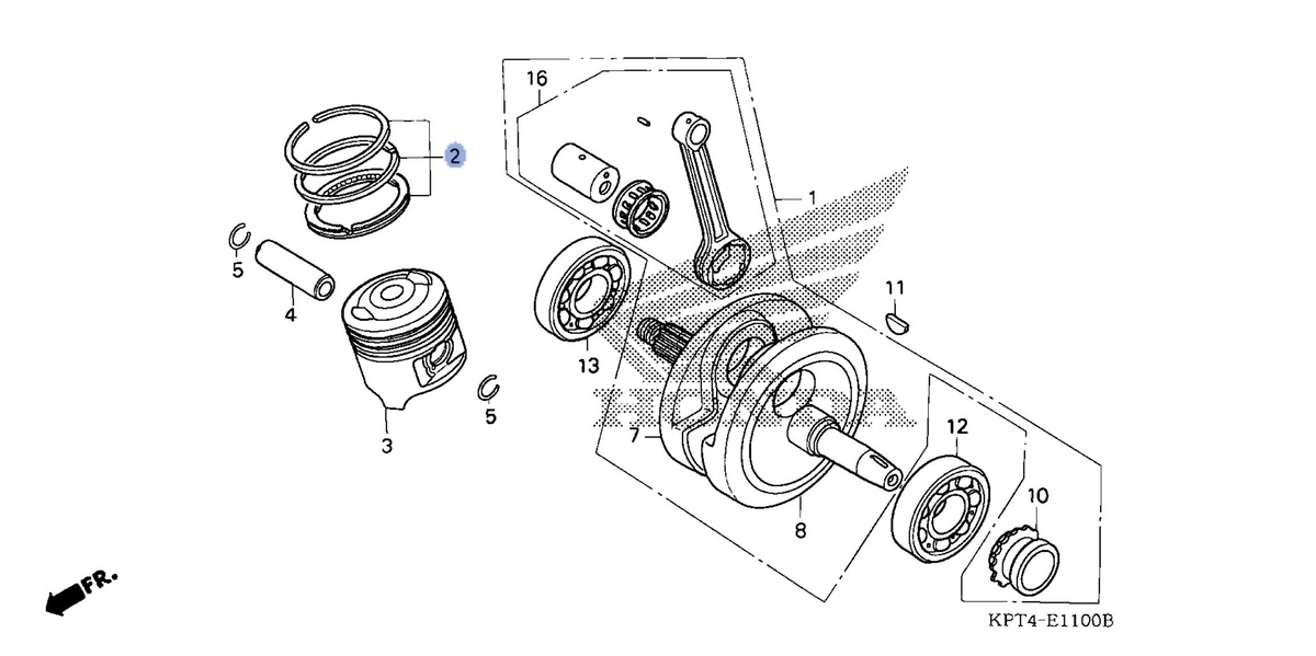 Honda OEM part 13031-KBB-305