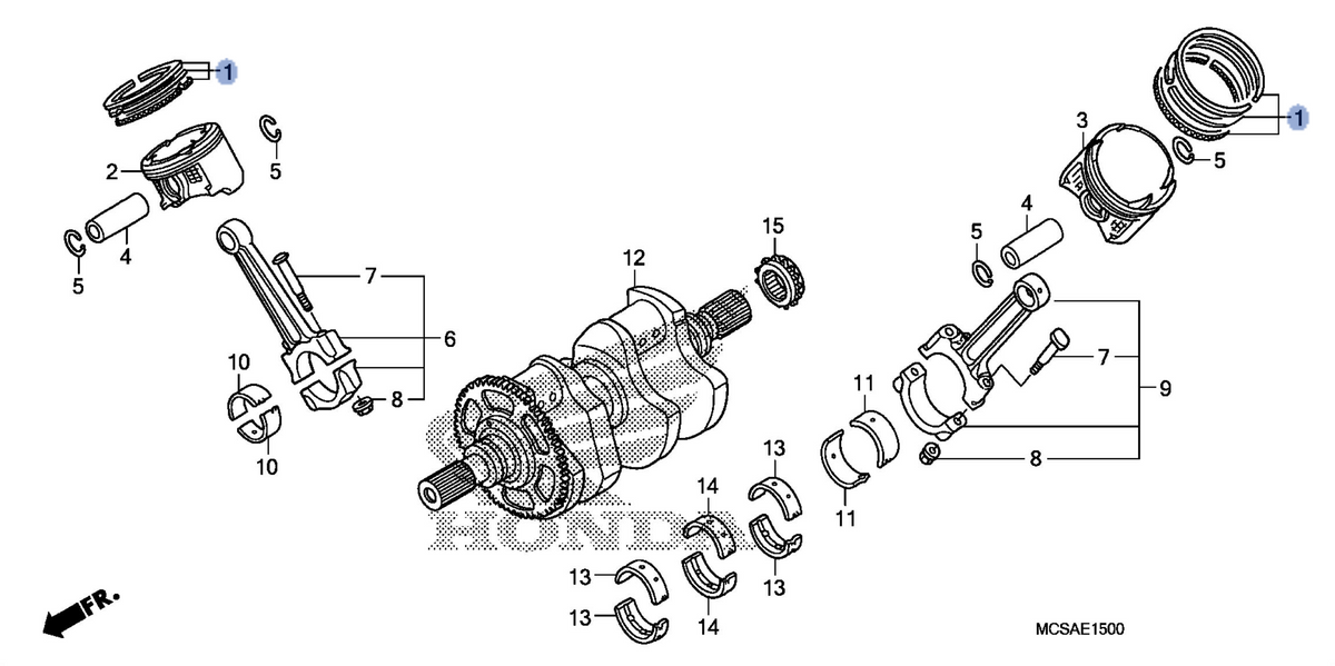Honda OEM part 13031-MCS-305