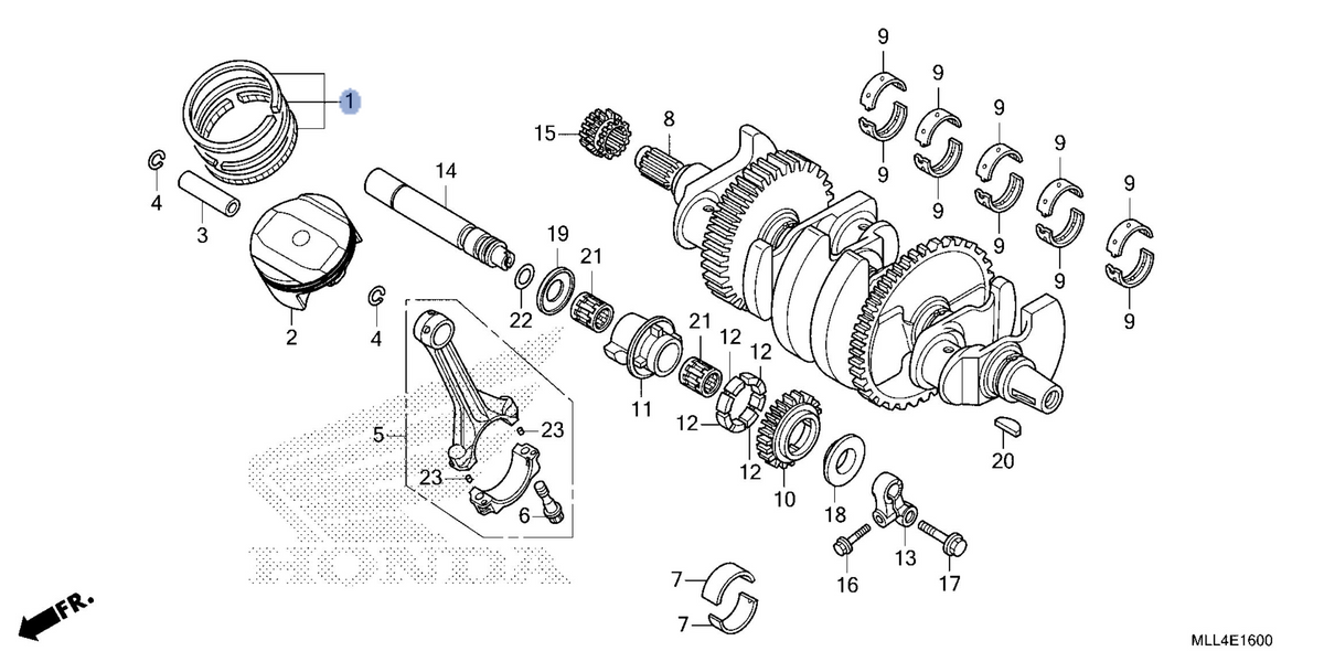 Honda OEM part 13031-MLL-D01