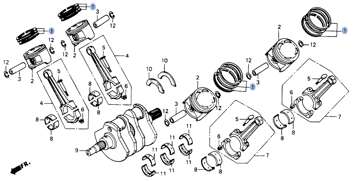 Honda OEM part 13031-MT3-305