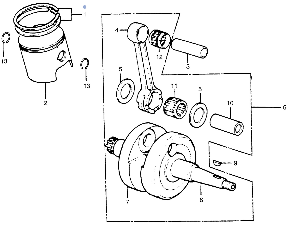 Honda OEM part 13041-400-003