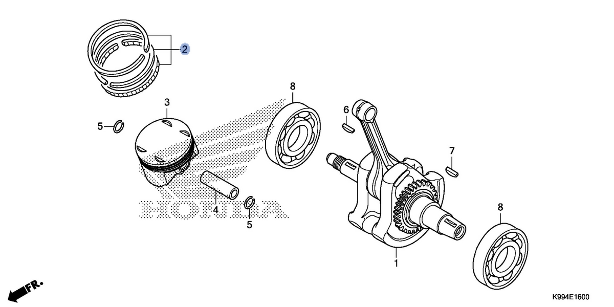 Honda OEM part 13041-K31-900
