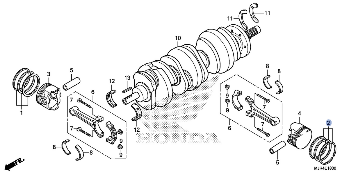 Honda OEM part 13041-MCA-306