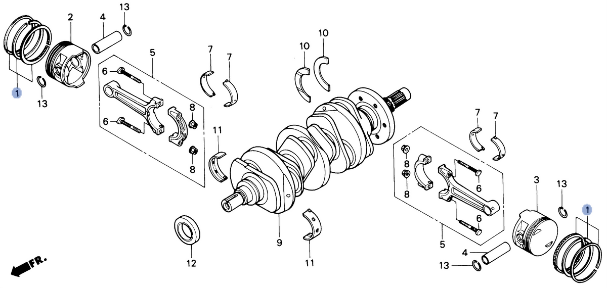 Honda OEM part 13041-MN5-305