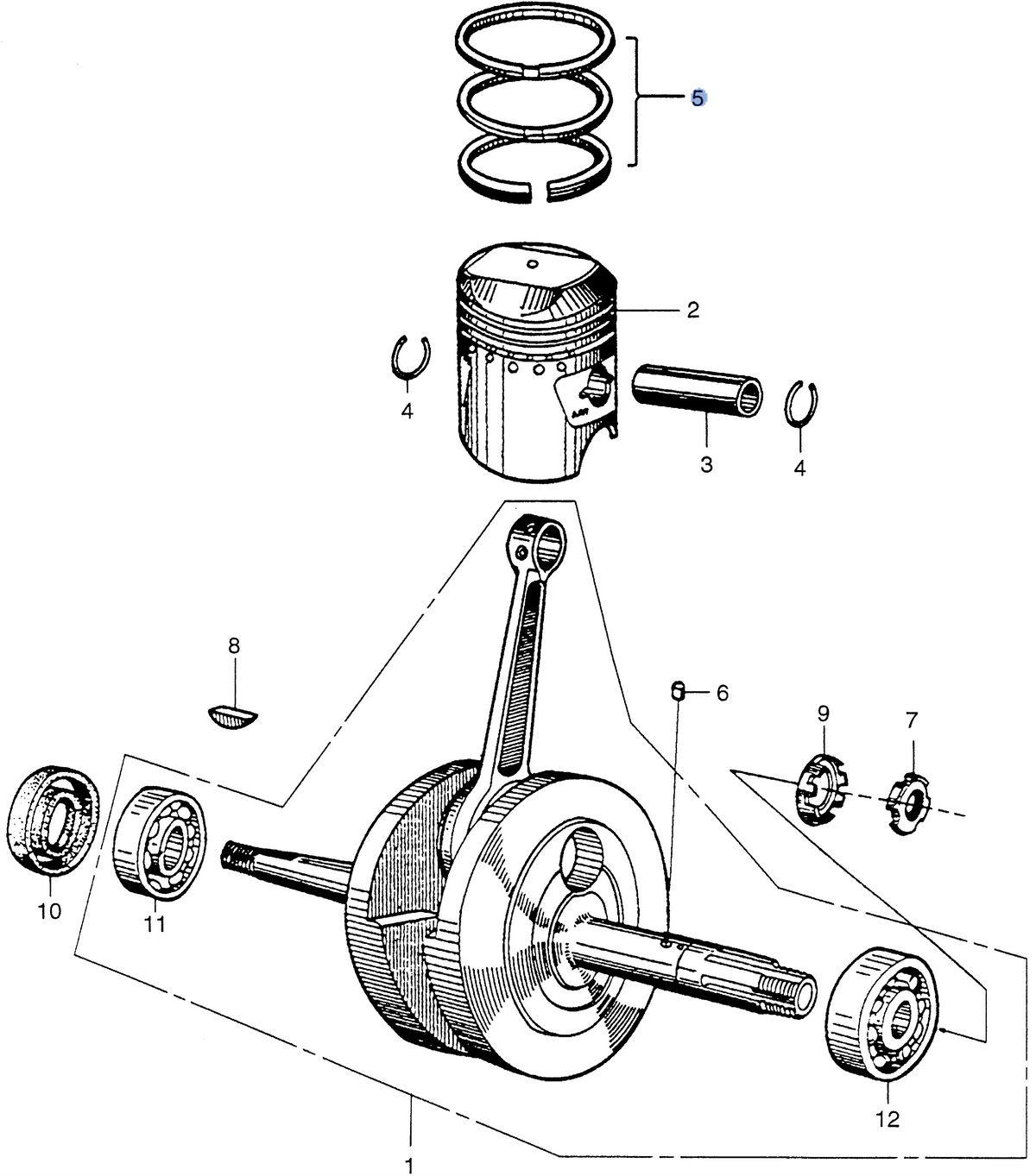 Honda OEM part 13050-001-010