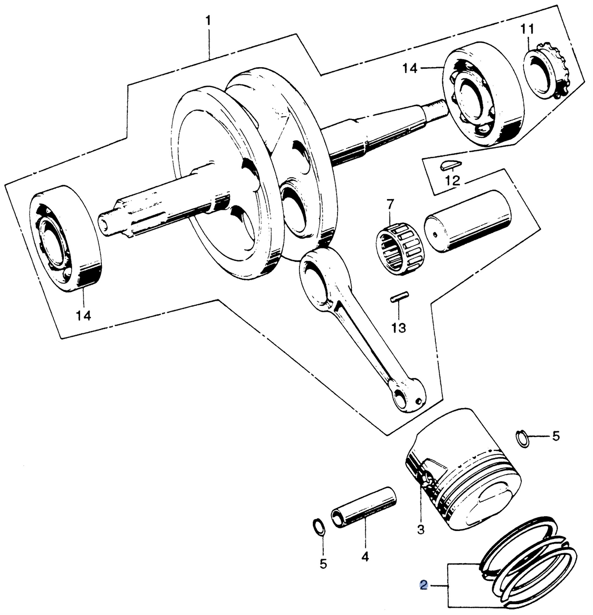 Honda OEM part 13050-087-003