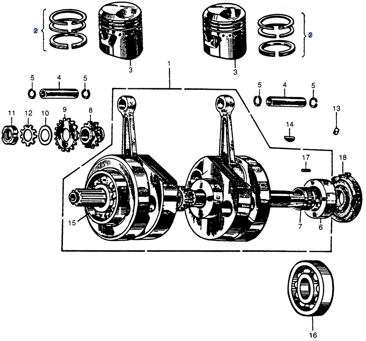 Honda OEM part 13050-268-000