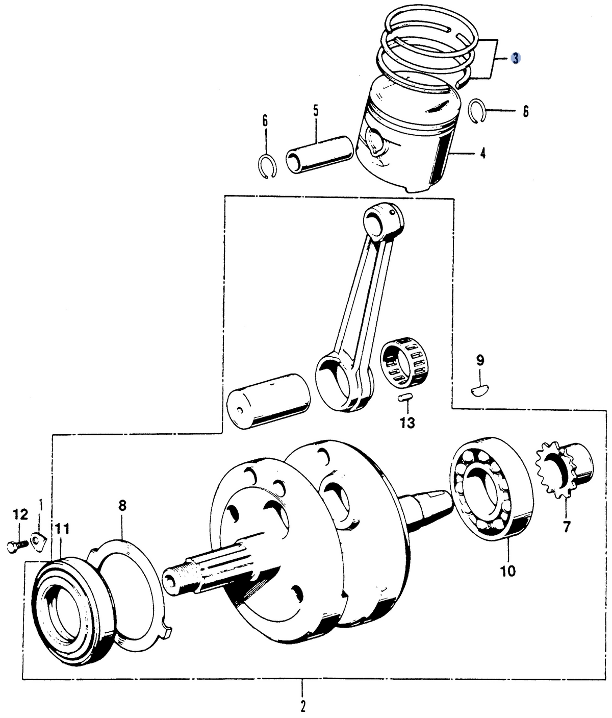 Honda OEM part 13051-107-711
