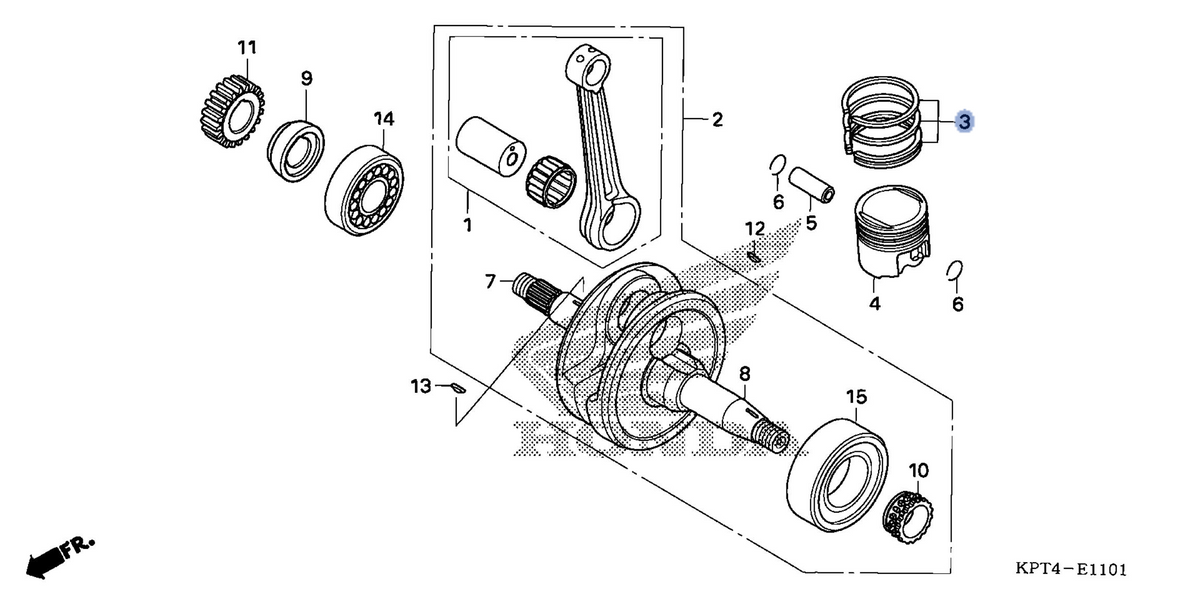 Honda OEM part 13051-KRM-305