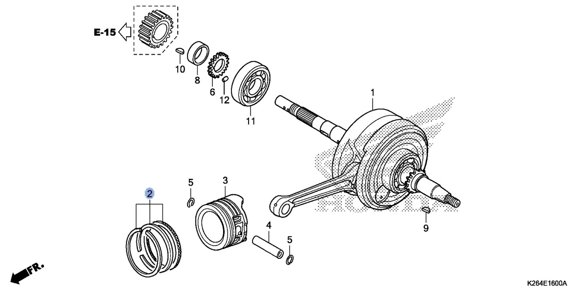 Honda OEM part 13052-KYZ-900