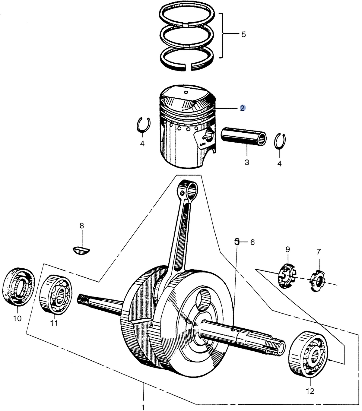 Honda OEM part 13101-001-040