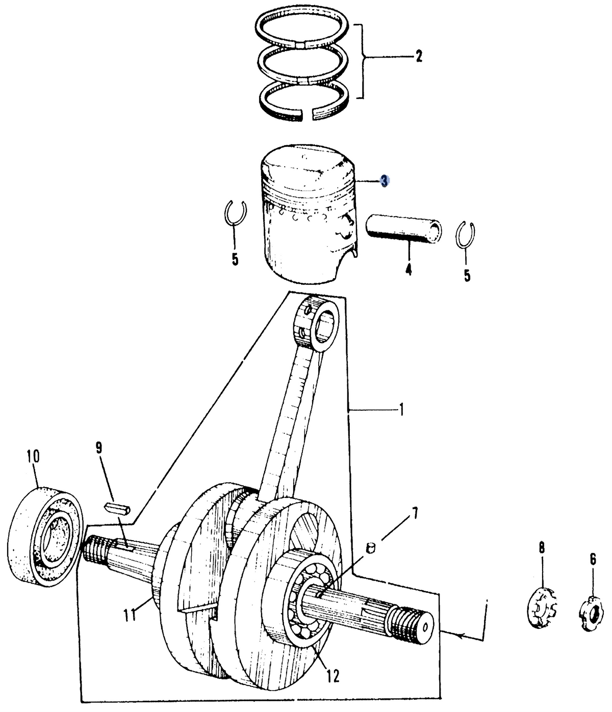 Honda OEM part 13101-002-000
