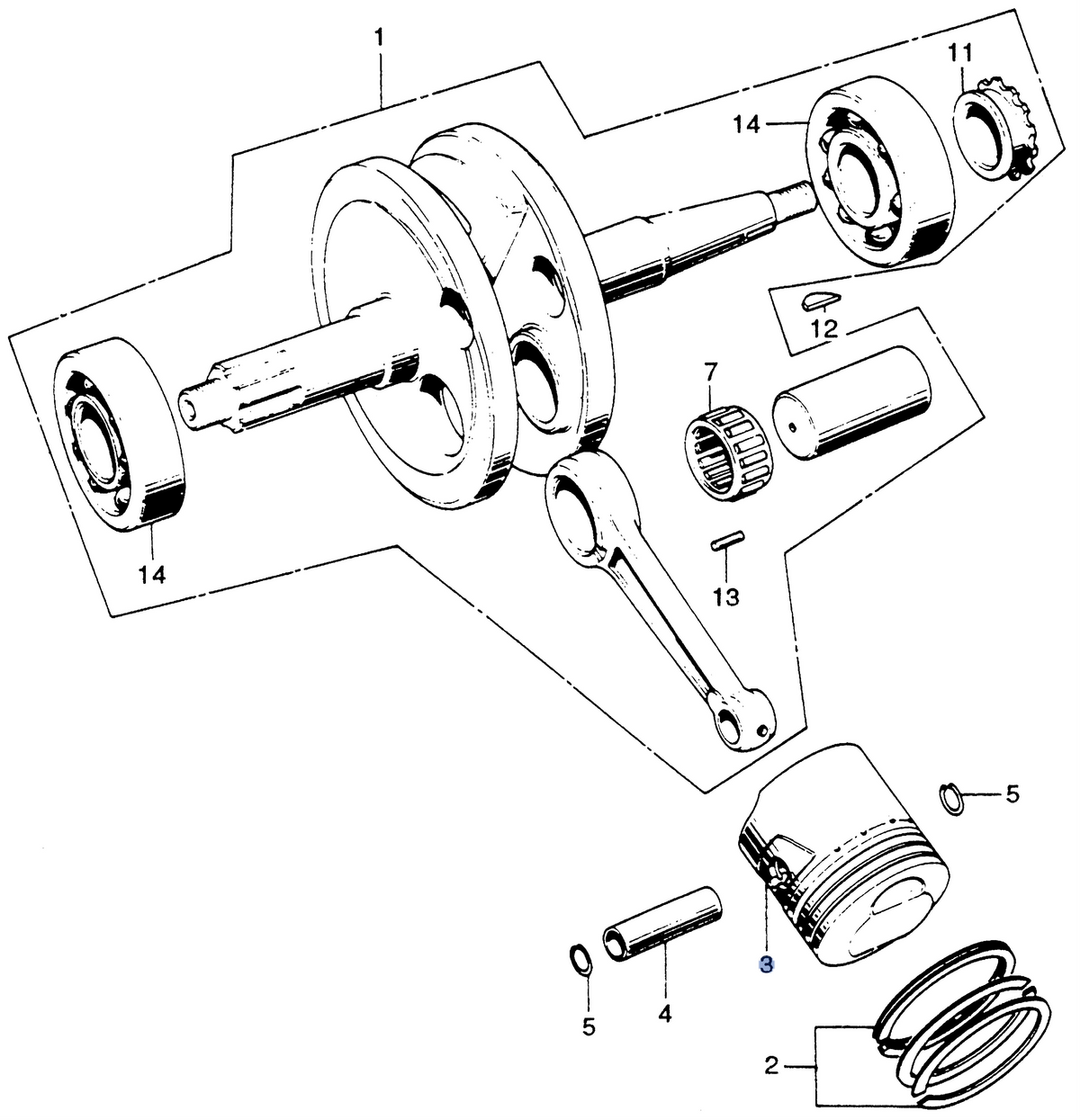 Honda OEM part 13101-087-712