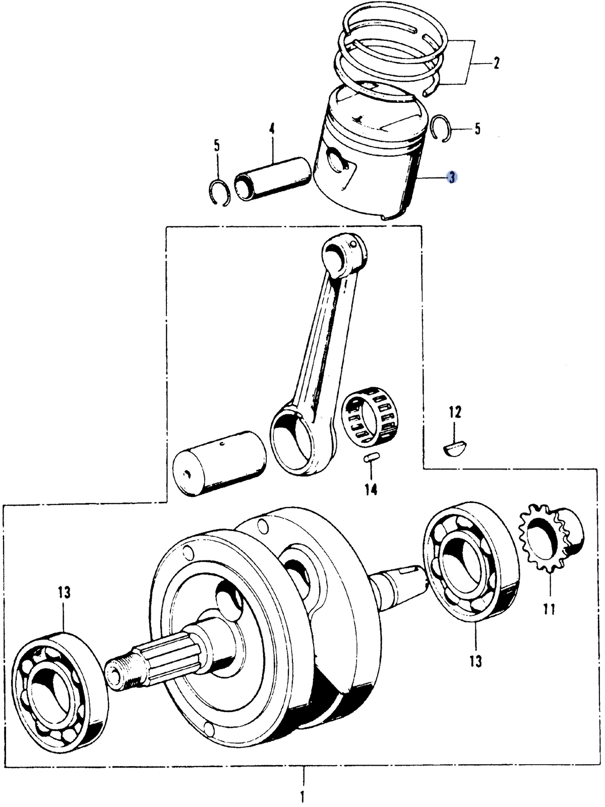 Honda OEM part 13101-107-760