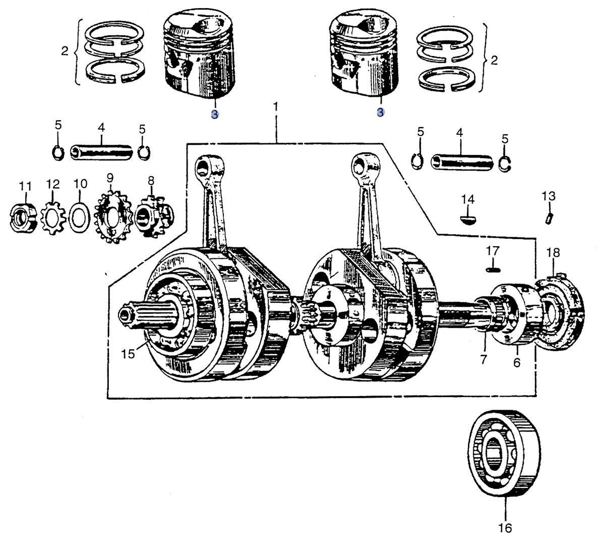 Honda OEM part 13101-259-010